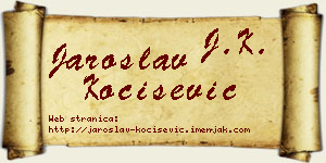 Jaroslav Kočišević vizit kartica